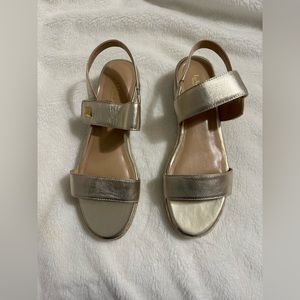 Brand new Ralph Lauren Gold women sandals size 9.5